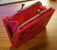 craftster Cassette Tape Coin Purse